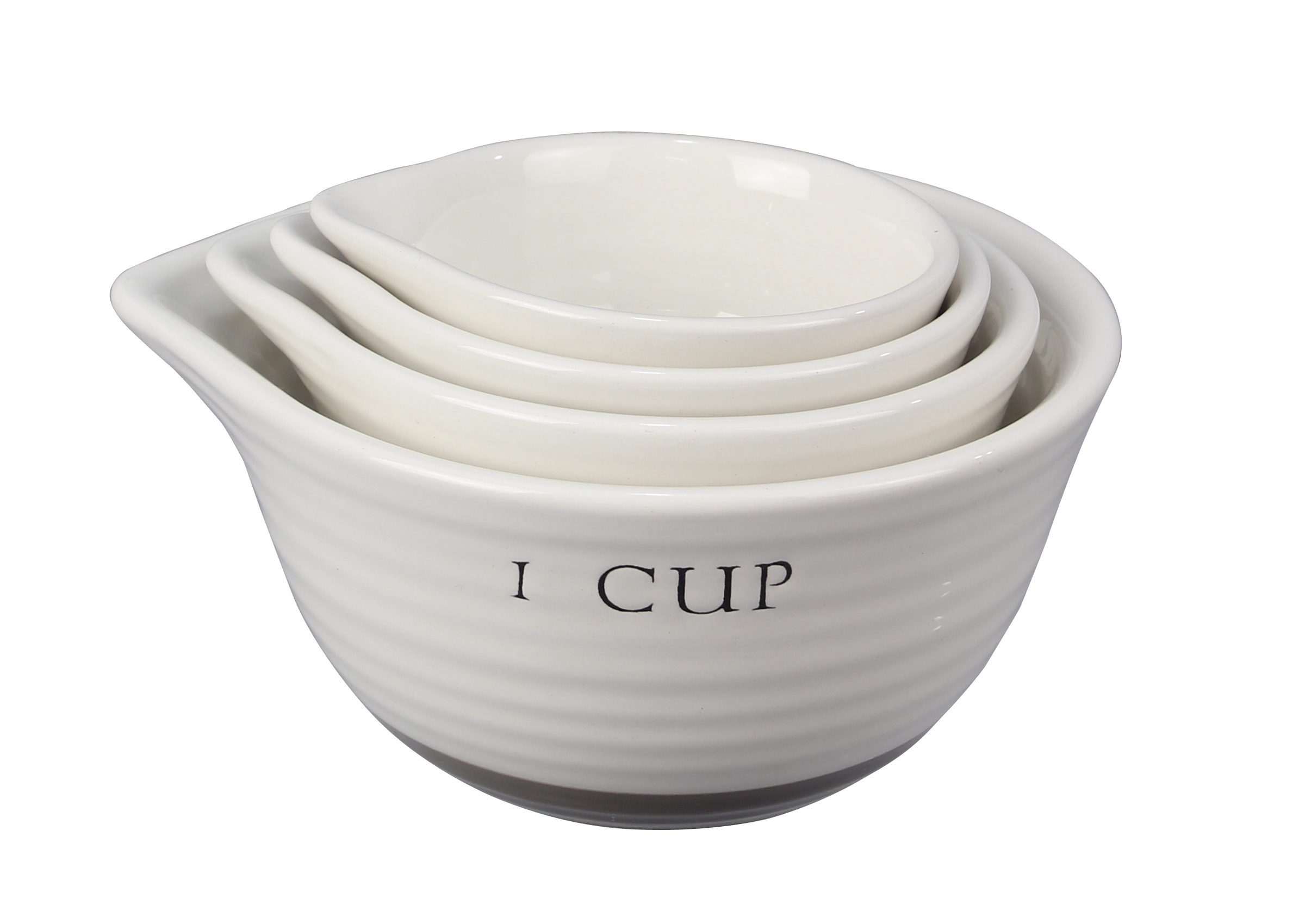 Be Home Stoneware Measuring Cups, Set of 4 – To The Nines Manitowish Waters