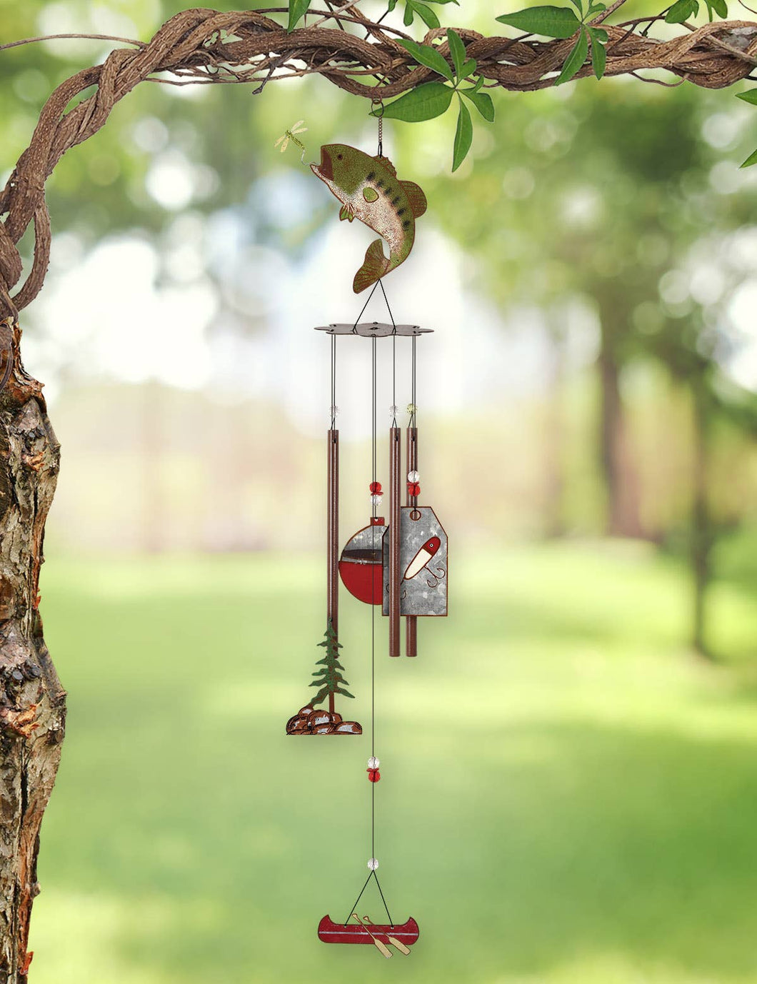 Catch of the Day, Rustic Bass Wind Chime