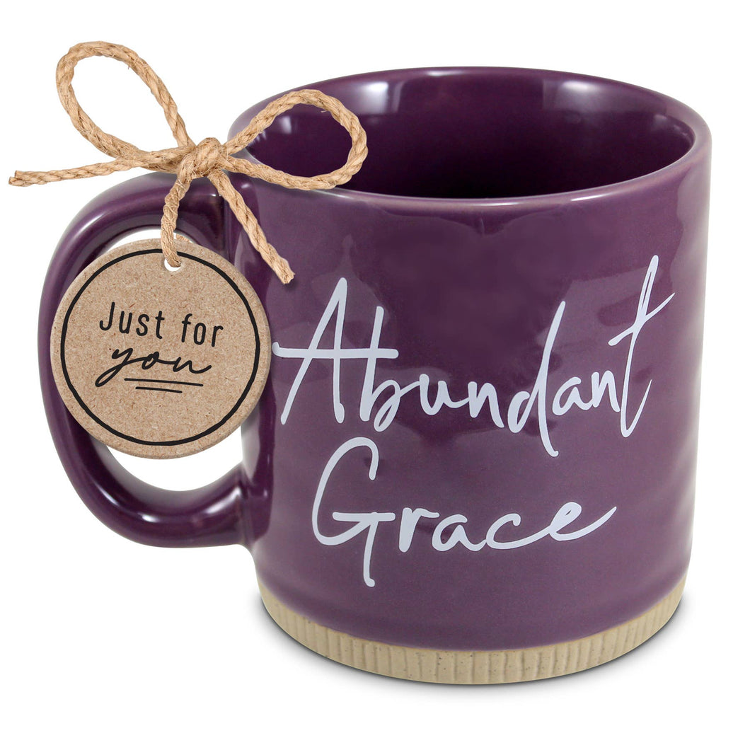 Mug Powerful Words Grace Purple 16 Oz.