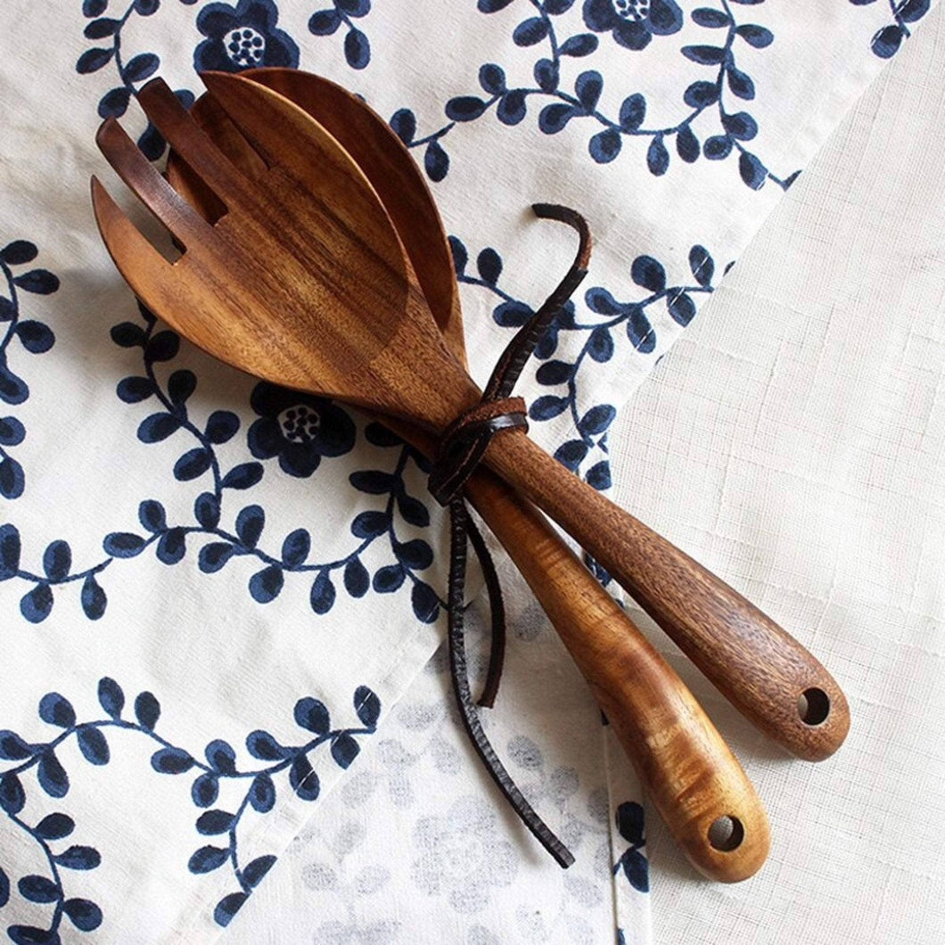 Wooden Salad Spoon and Fork Set