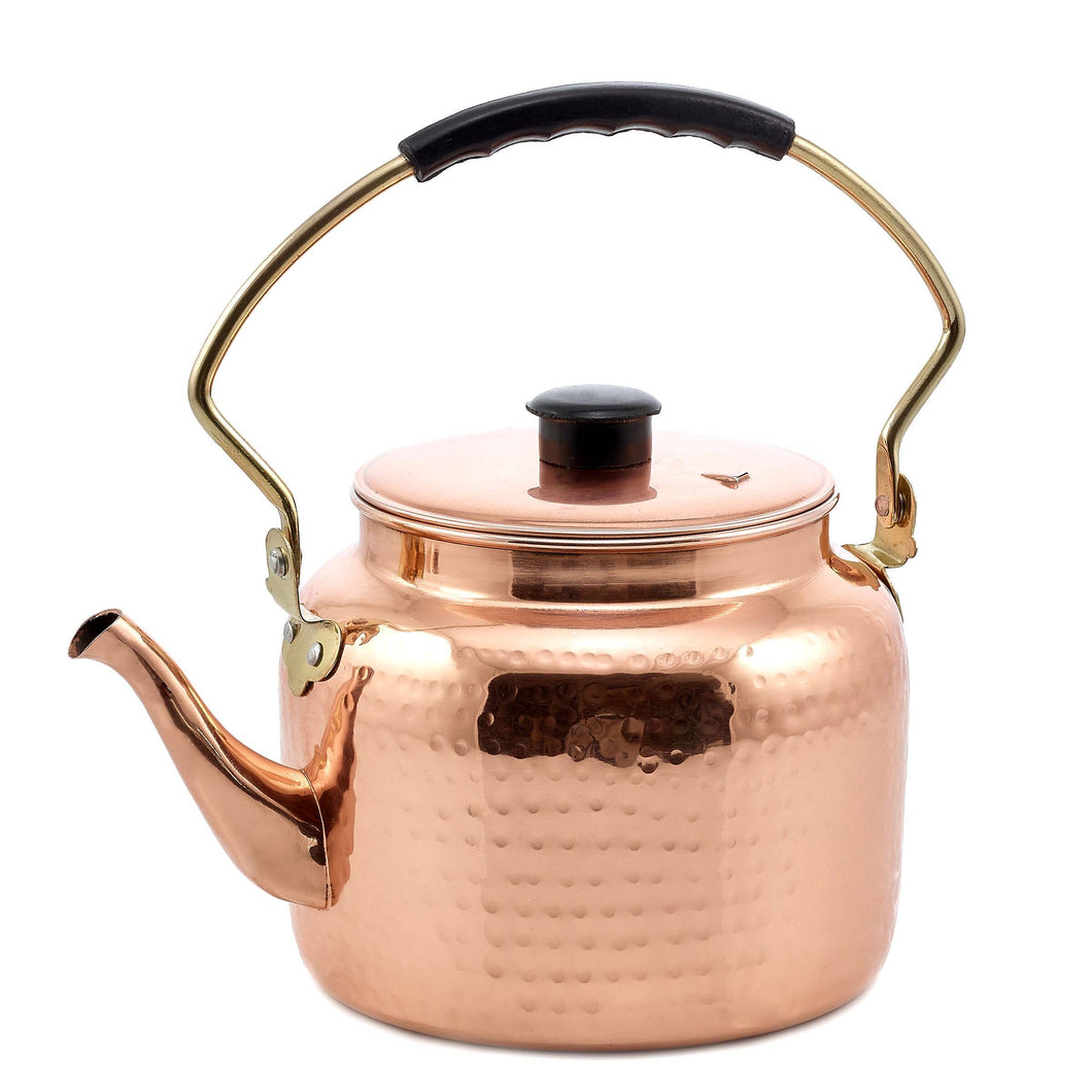 Hammered Copper Tea Kettle