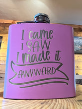 Load image into Gallery viewer, I Came I Saw Powder Coated Flask
