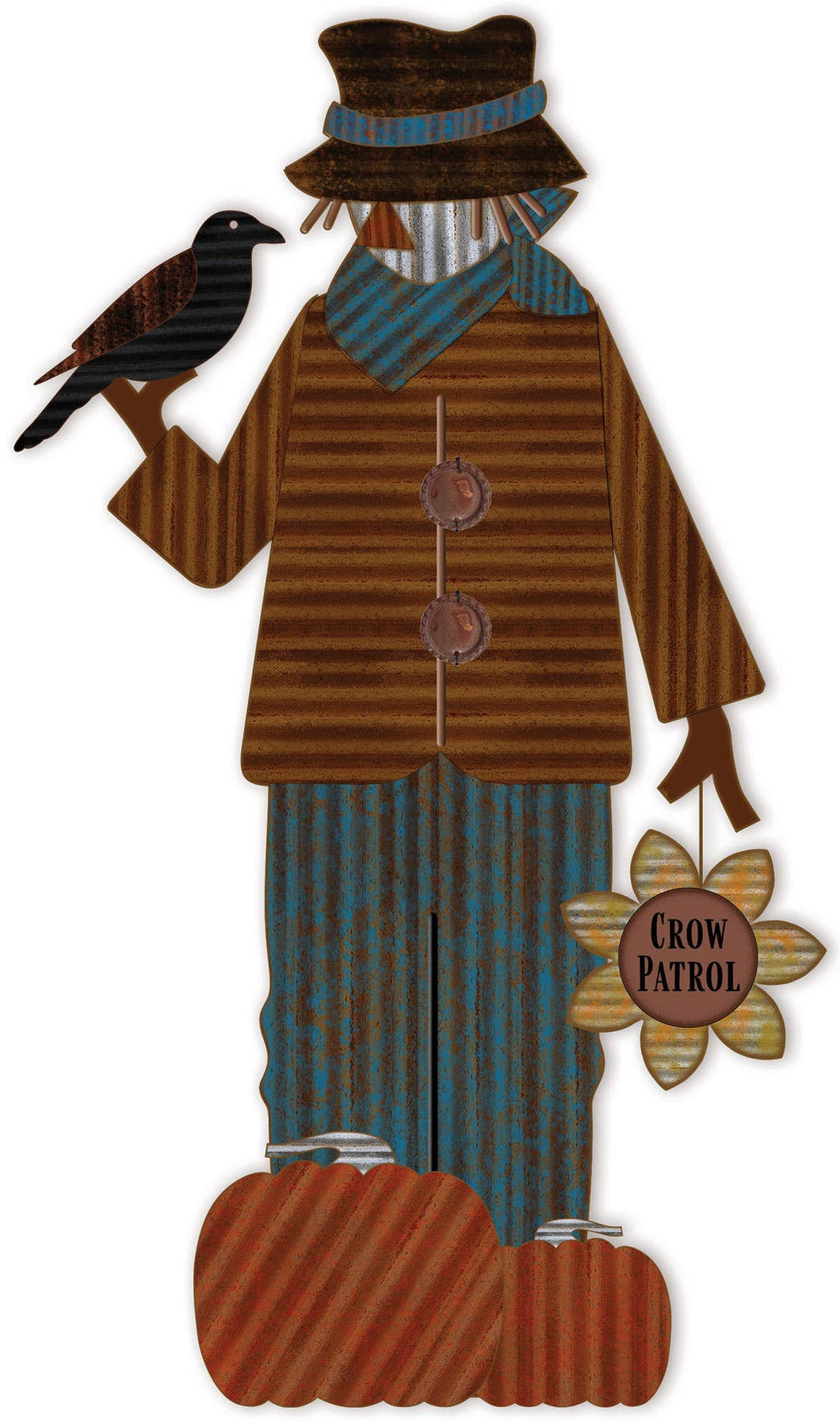 Scarecrow Porch Sitter