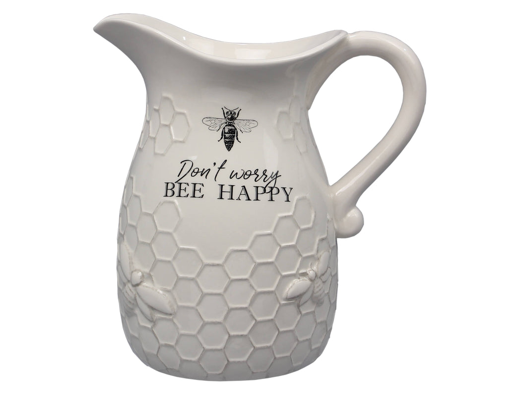Ceramic Bee Water Pitcher