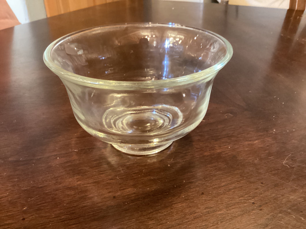 Vintage Pressed  Glass Fruit Bowl