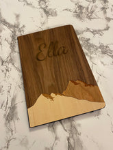 Load image into Gallery viewer, Wooden Notebook | Mountain
