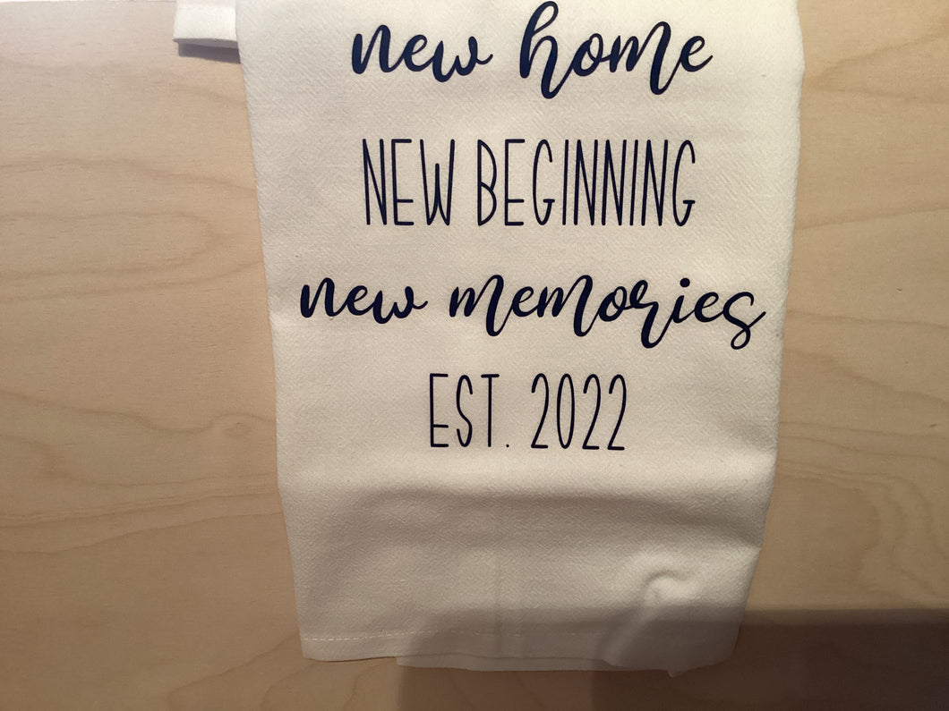 New Home Tea Towel