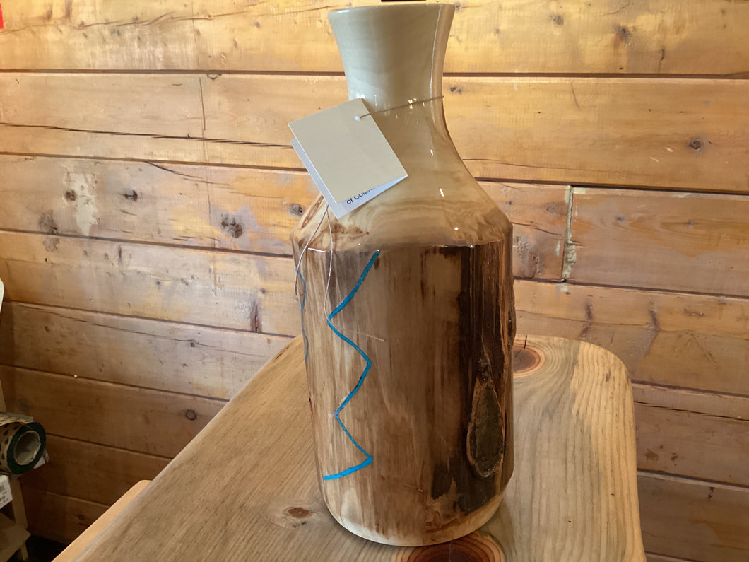 SS103 Aspen Vase w/ Turquoise