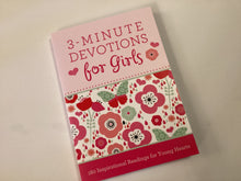 Load image into Gallery viewer, 3-Minute Devotions For Girls

