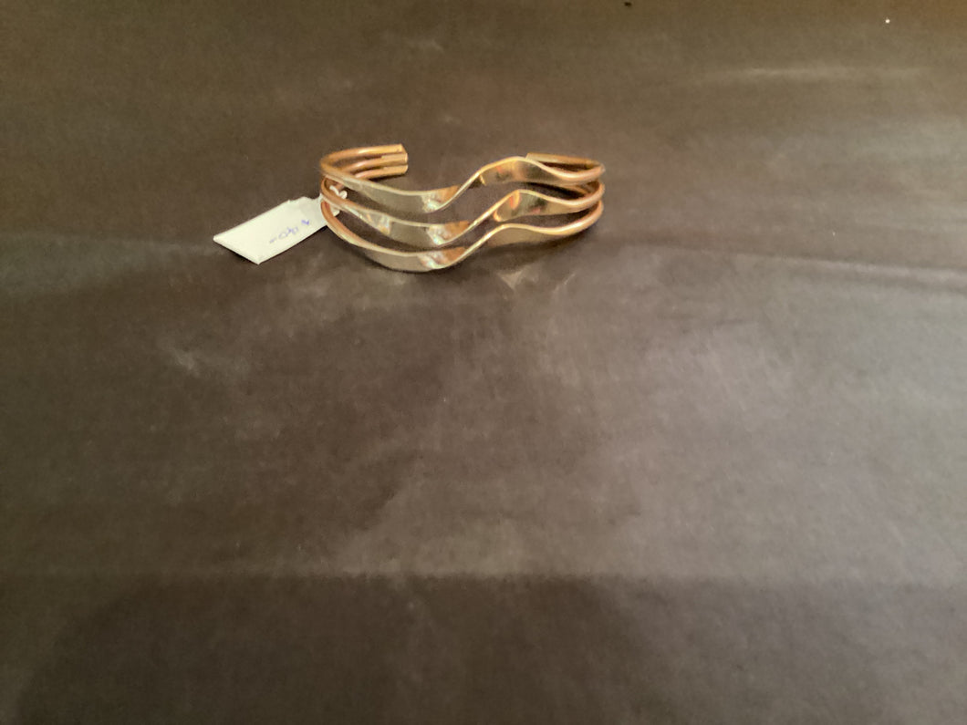 Copper 3 Wave Bracelet - 2nd Wind Creations