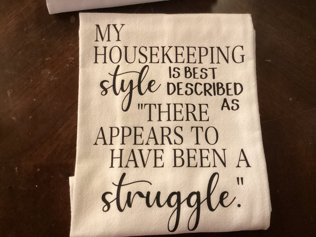 My Housekeeping - Tea Towel