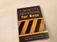 Load image into Gallery viewer, 3-Minute Devotions For Boys

